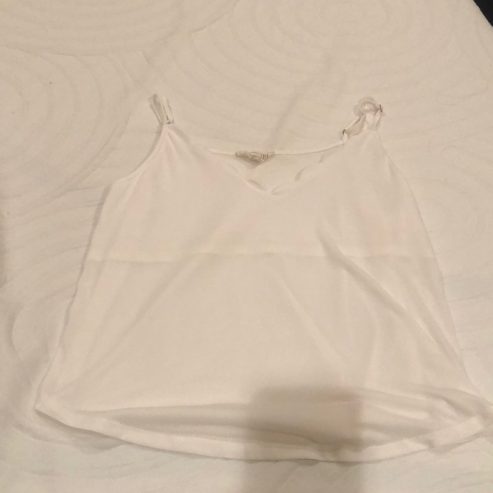 White XL cami